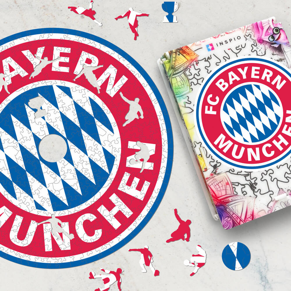 Veľké puzzle s motívom futbalu - FC Bayern Mníchov